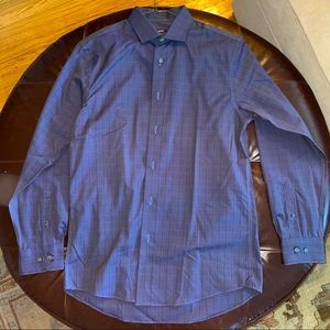 Blue grid Kenneth Cole Awareness - Slim Fit